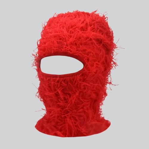 Red Ski Mask | HOOVER - RED / 38CMx22CM / DACRON - SHIESTY MASK