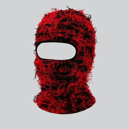 BALACLAVA DISTRESSED MASK | STILLWATER - RED / 38CMx22CM / DACRON - SHIESTY MASK