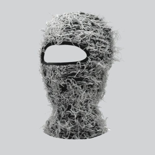 BALACLAVA DISTRESSED SKI MASK | VIRGINIA BEACH - GREY / 38CMx22CM / DACRON - SHIESTY MASK