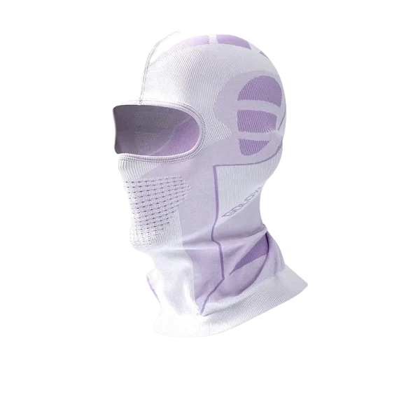 BALACLAVA FOR MOTORCYCLE RIDING | LINCOLN - PURPLE / 56CM x 62CM / POLYESTER & COTTON