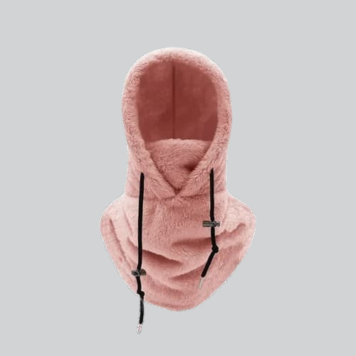 BALACLAVA HOOD PINK | APPLETON - PINK / 33CM x 54CM / ARCTIC VELVET - BALACLAVA HOOD