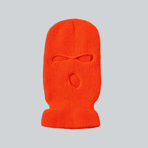 BALACLAVA KNIT MASK | GILBERT - ORANGE / 54-59 CM / WOOL - BALACLAVA