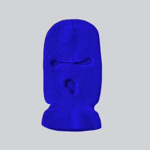 BALACLAVA KNITTED | GREELEY - BLUE / 54-59 CM / WOOL - KNIT BALACLAVA