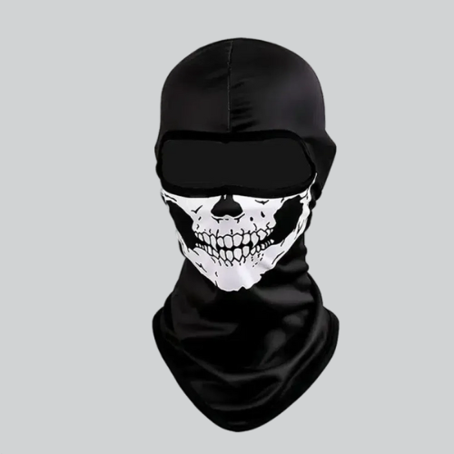 BALACLAVA SKULL MASK | SOUTH GATE - BLACK / 29x36 CM / POLYESTER - SKULL BALACLAVA