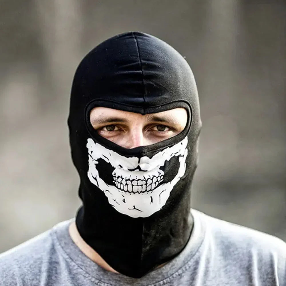 BALACLAVA SKULL MASK | SOUTH GATE - BLACK / 29x36 CM / POLYESTER - SKULL BALACLAVA