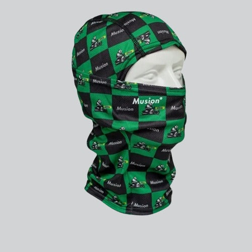 HAWAII PRINT BALACLAVA | LYNCHBURG - GREEN / 35x22CM / POLYESTER