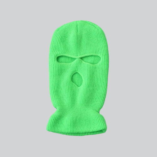 KNIT BALACLAVA MASK | THE CUTTY SARK - GREEN / 54-59 CM / WOOL - BALACLAVA