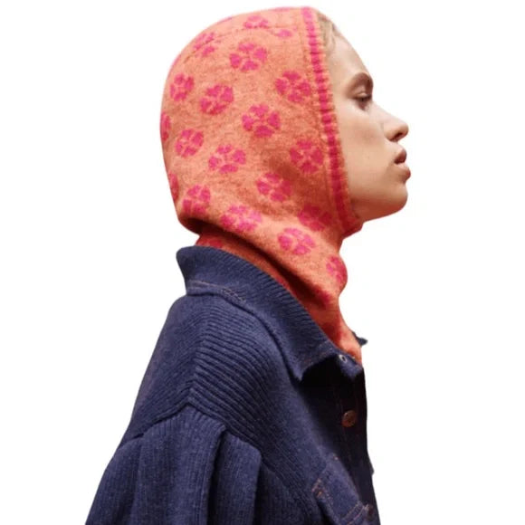 PINK KNITTED BALACLAVA | ANDERSON