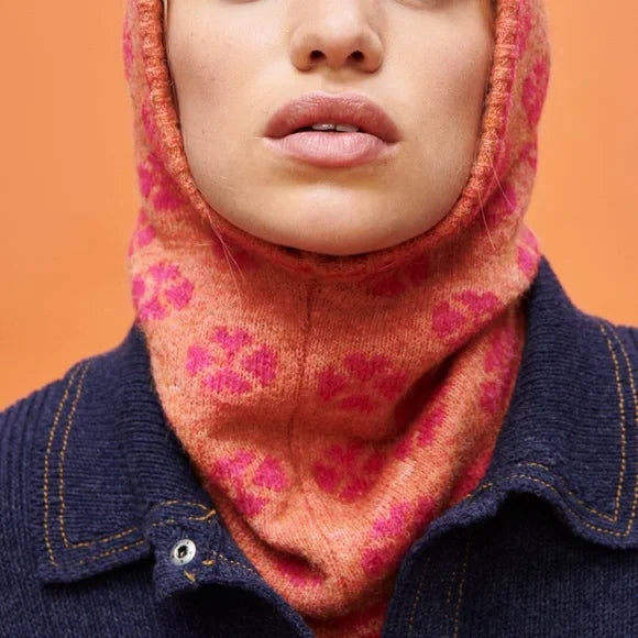 PINK KNITTED BALACLAVA | ANDERSON