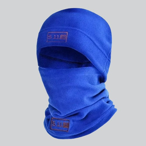 MEN’S BALACLAVA HAT | DENTON - BLUE / 36CM x 28CM / COTTON & POLYESTER - BALACLAVA HAT