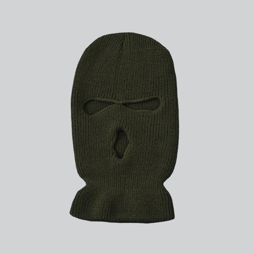 MEN’S KNITTED BALACLAVA | EL CAJON - GREEN / 54CM - 59CM / WOOL - BALACLAVA