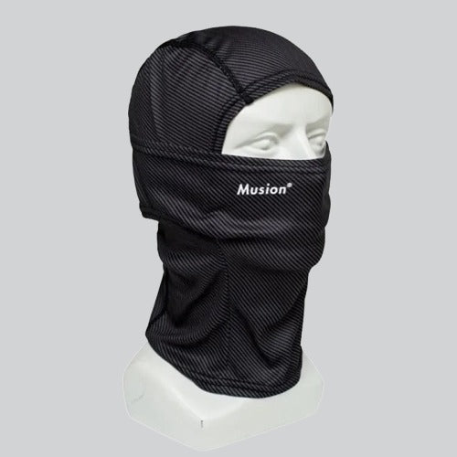 PRINTED BALACLAVA MASK | CICERO - BLACK / 35x22CM / POLYESTER