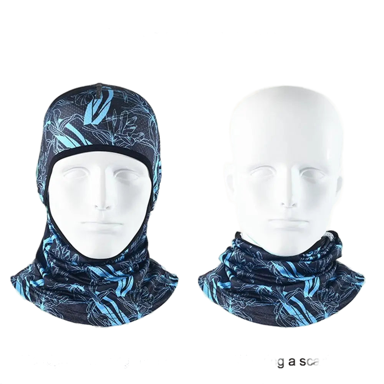 RUNNING BALACLAVA SUMMER | ANAHEIM - BLUE / HEAD CIRCUMFERENCE: 52-58 CM / LYCRA