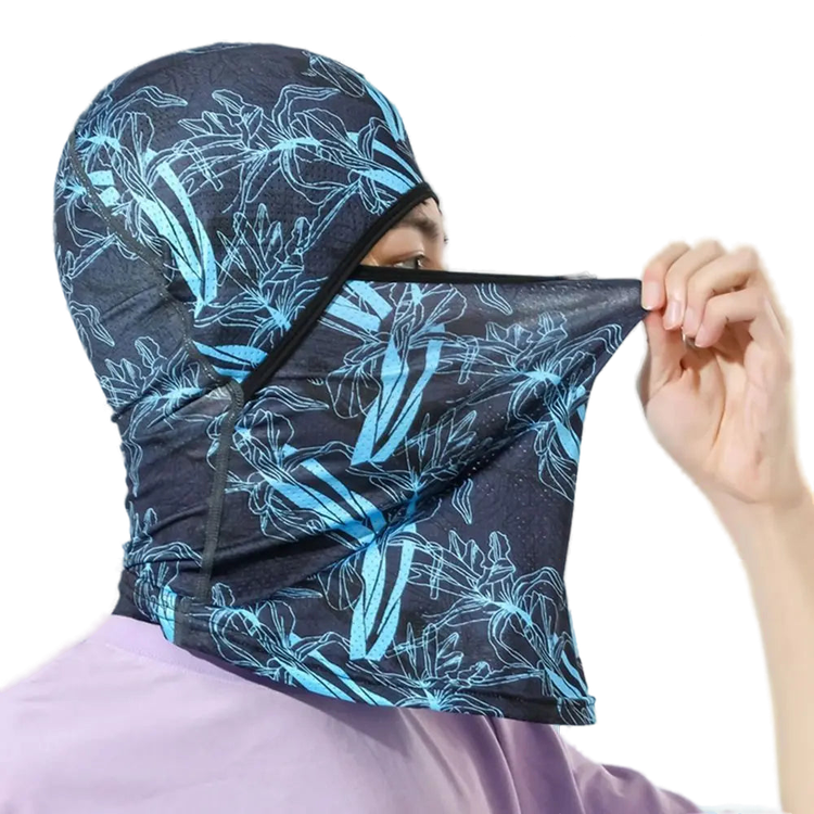 RUNNING BALACLAVA SUMMER | ANAHEIM - BLUE / HEAD CIRCUMFERENCE: 52-58 CM / LYCRA