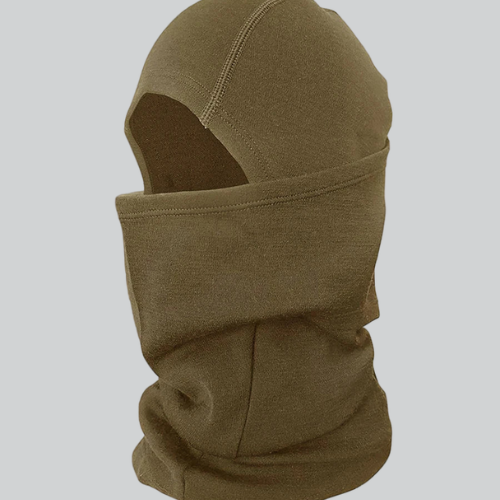 Tan ski masks balaclava with eye opening for warmth and protection in Washington