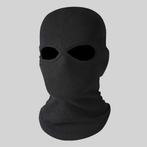 Black snowboarding balaclava from Jacksonville designed to keep you warm on the slopes