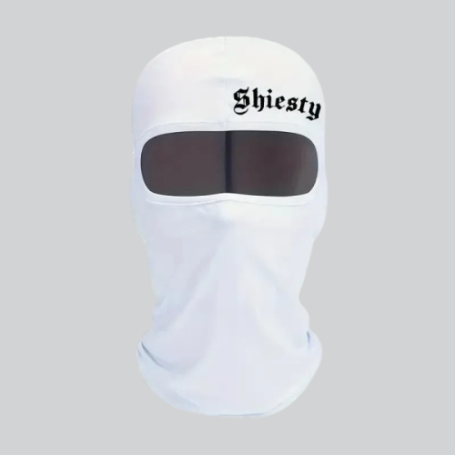 WHITE SHIESTY MASK | ROCK HILL - WHITE / 40CM x 23CM / POLYESTER - SHIESTY MASK